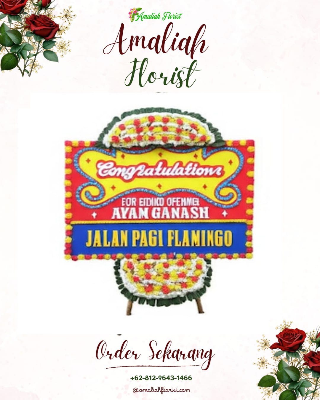 Sewa Papan Bunga Babat